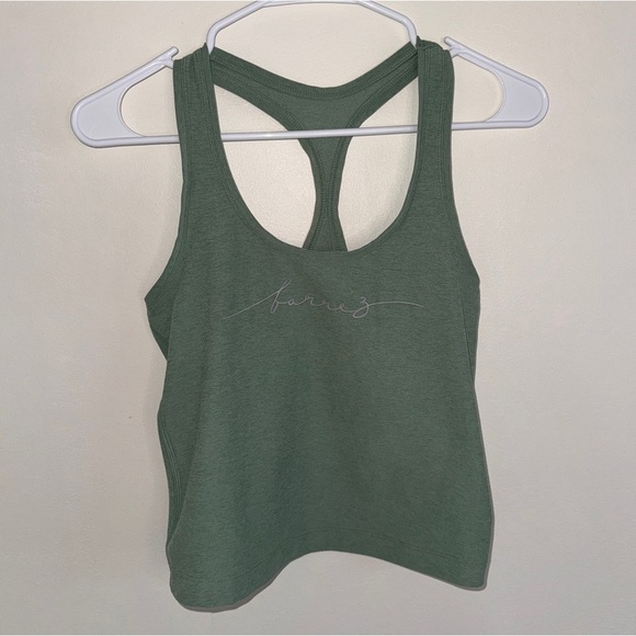 Barre3 Teal Marble Racerback Tank and Leggings SET - Picture 1 of 10